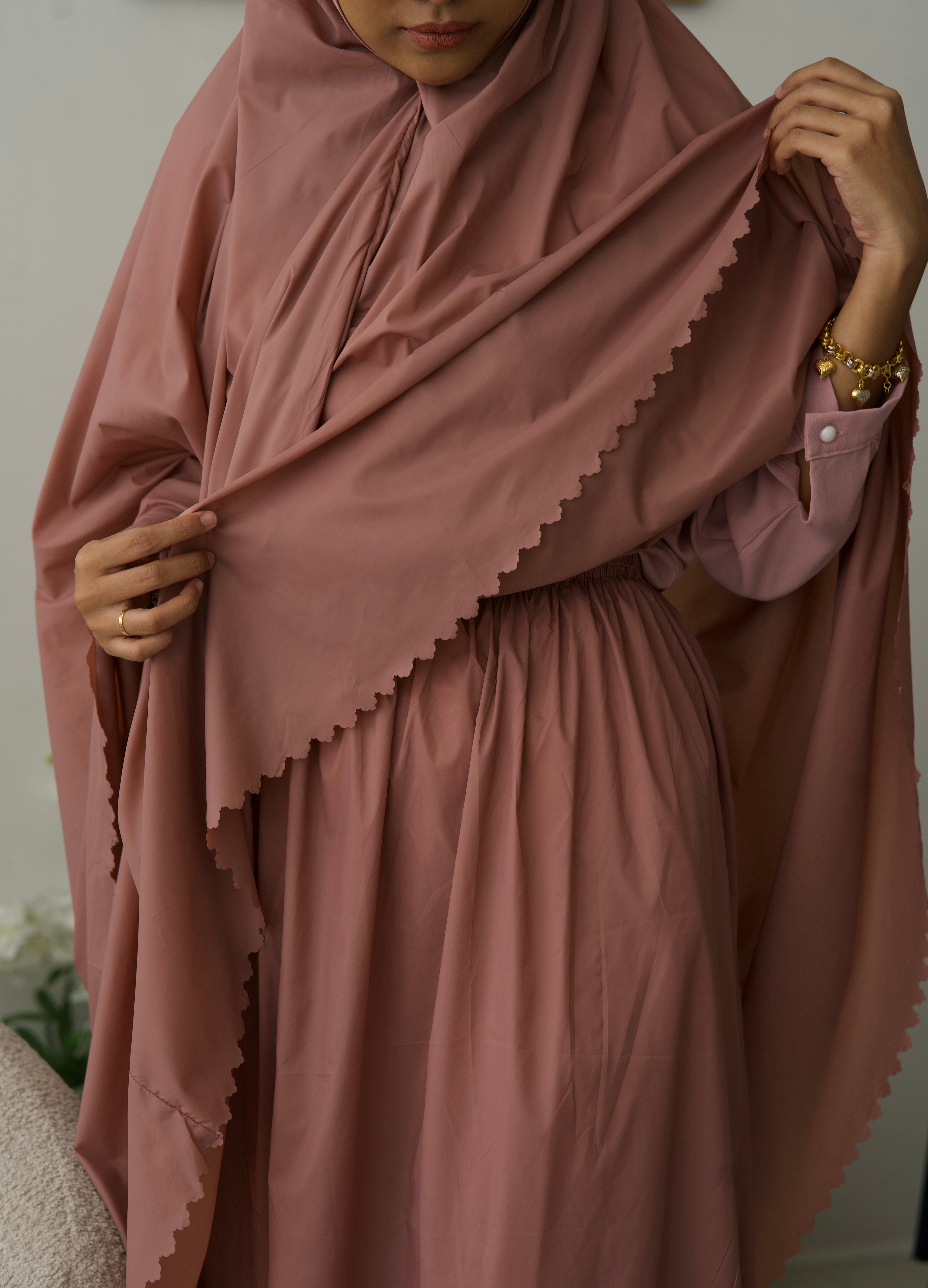 Pochette de prière 3 pièces Rose – ANFAWZ