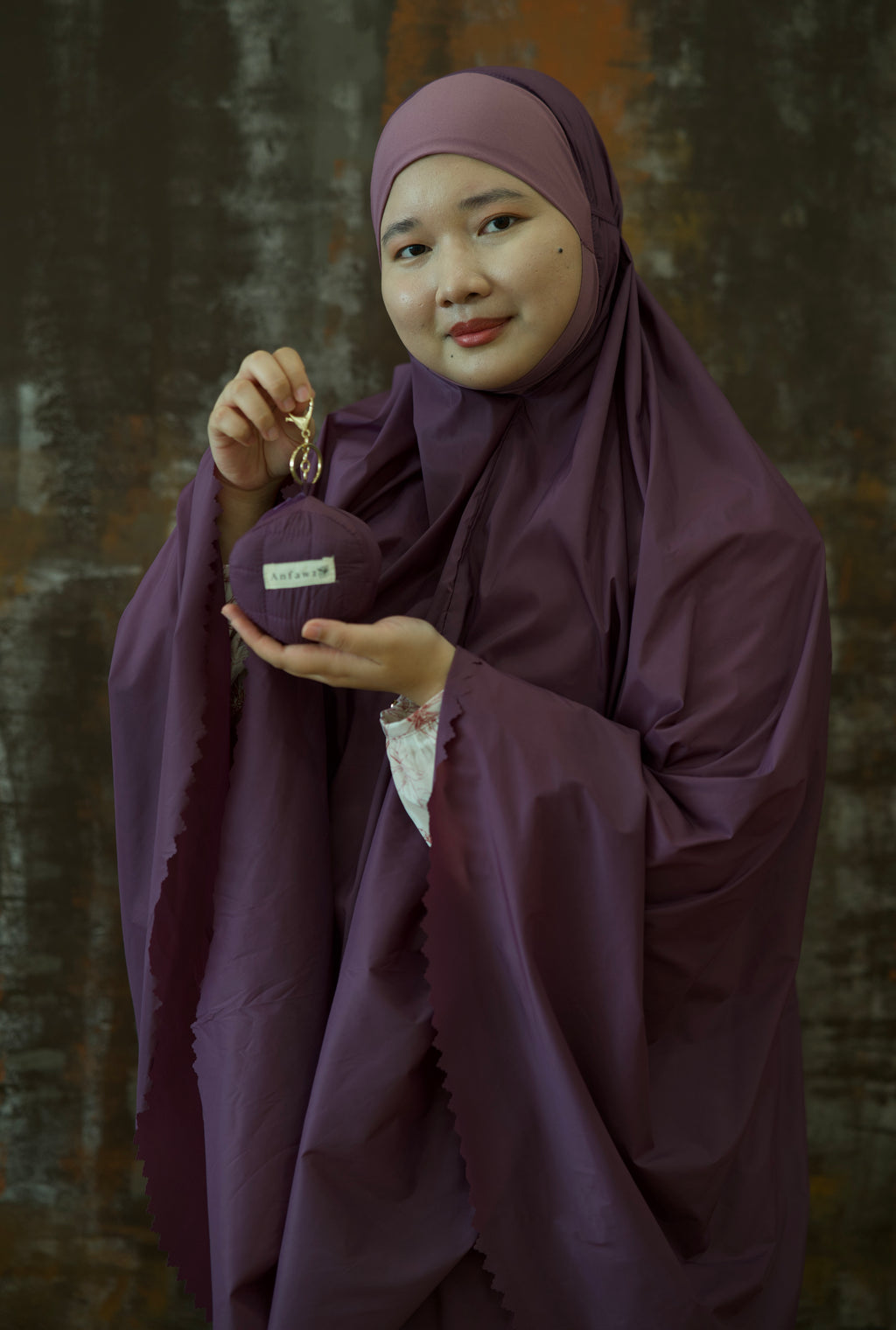 Set de prière complet – Pochette ronde – Violet