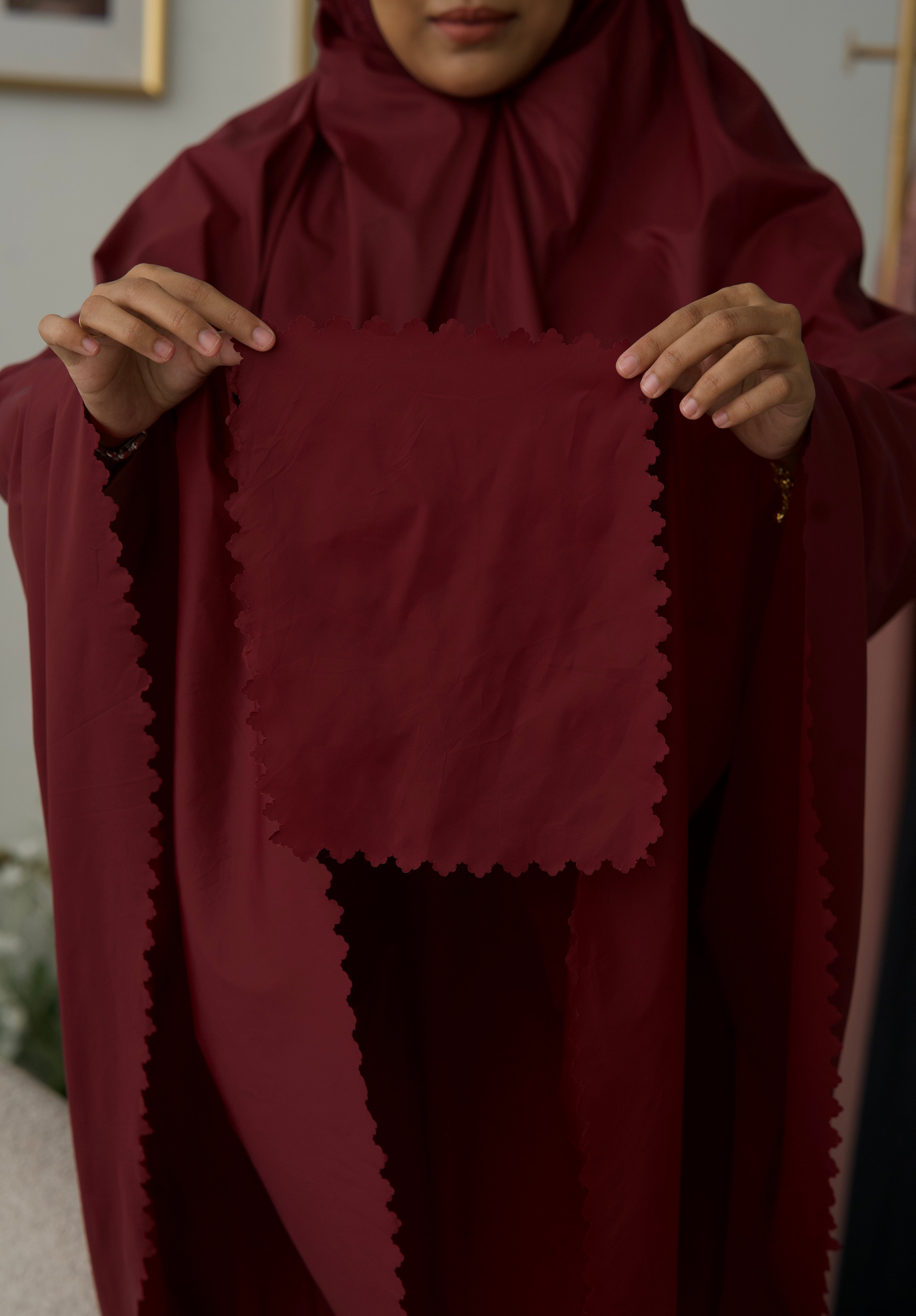 Pochette de prière 3 pièces Bordeaux claire – ANFAWZ