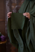 Set de prière complet – Pochette ronde – Vert