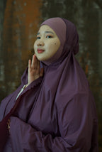 Set de prière complet – Pochette ronde – Violet