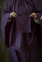 Set de prière complet – Pochette ronde – Violet