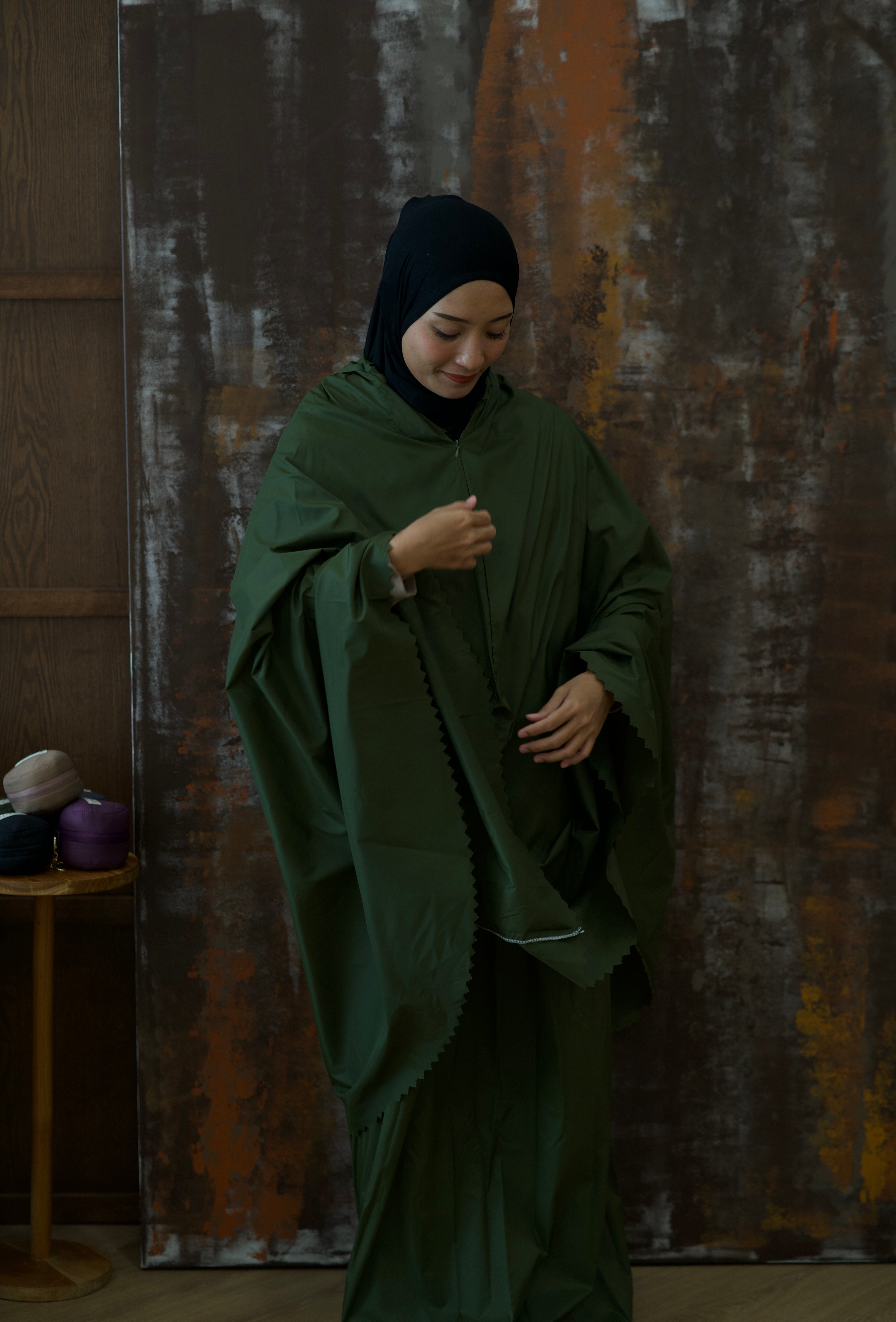 Pochette de prière Cœur – 3 pièces – Vert | ANFAWZ