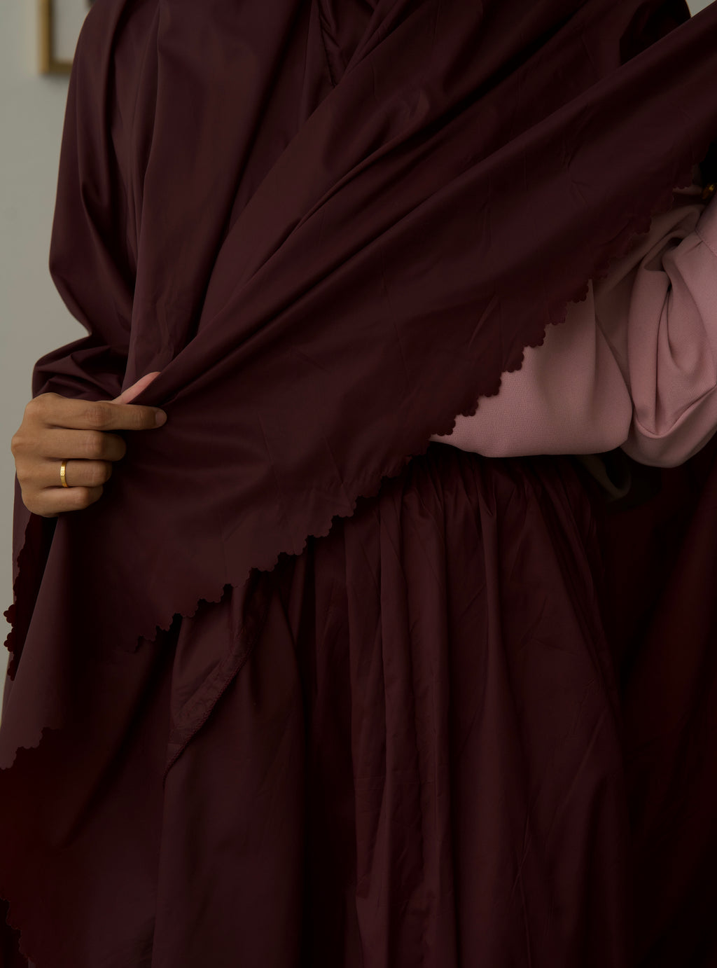 Pochette de prière 3 pièces Bordeaux foncé – ANFAWZ