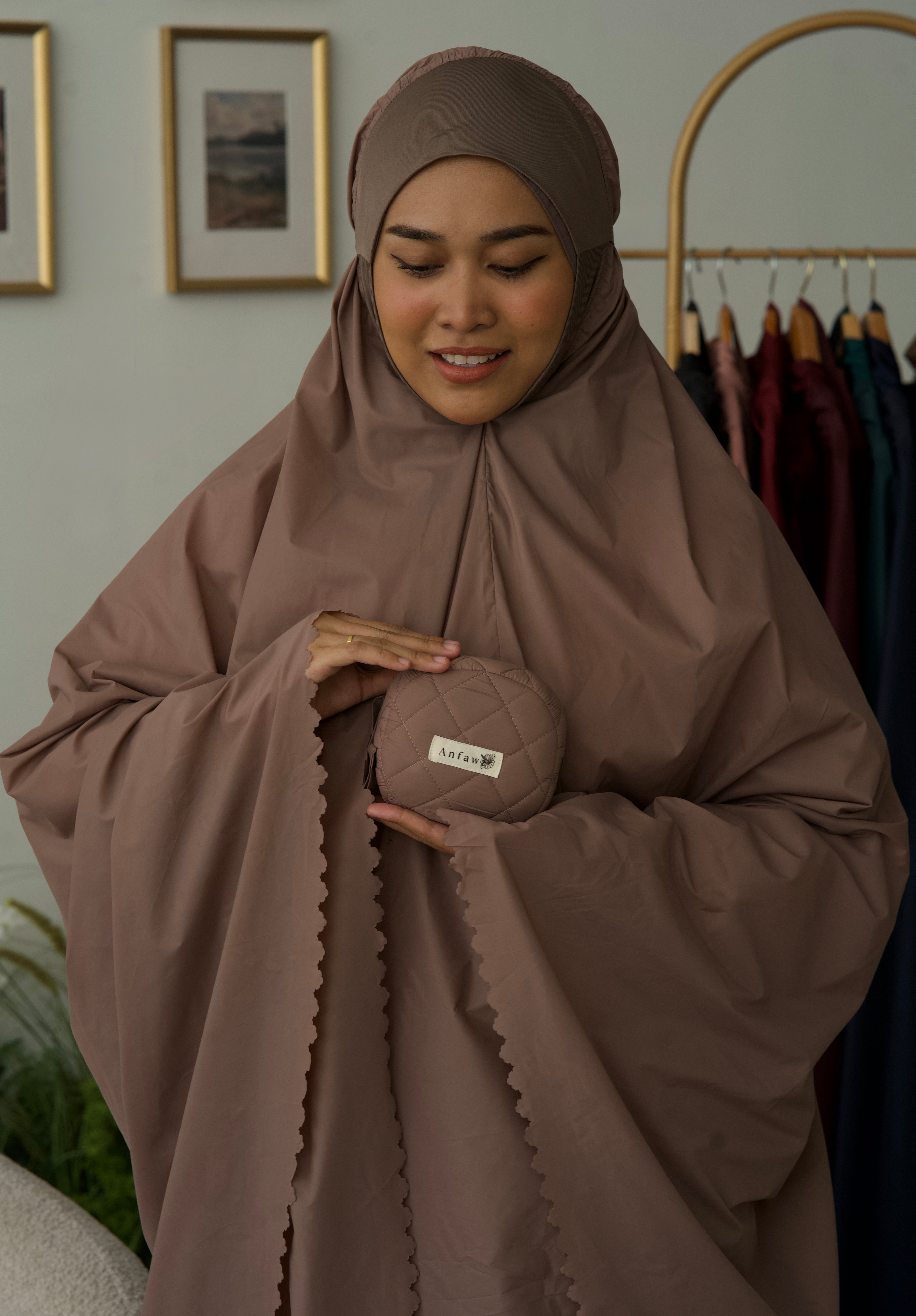 Pochette de prière 3 pièces BEIGE – ANFAWZ