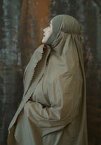 Set de prière complet – Pochette ronde – Beige